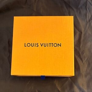 Louis Vuitton Vibrant Orange Box with Blue Detail